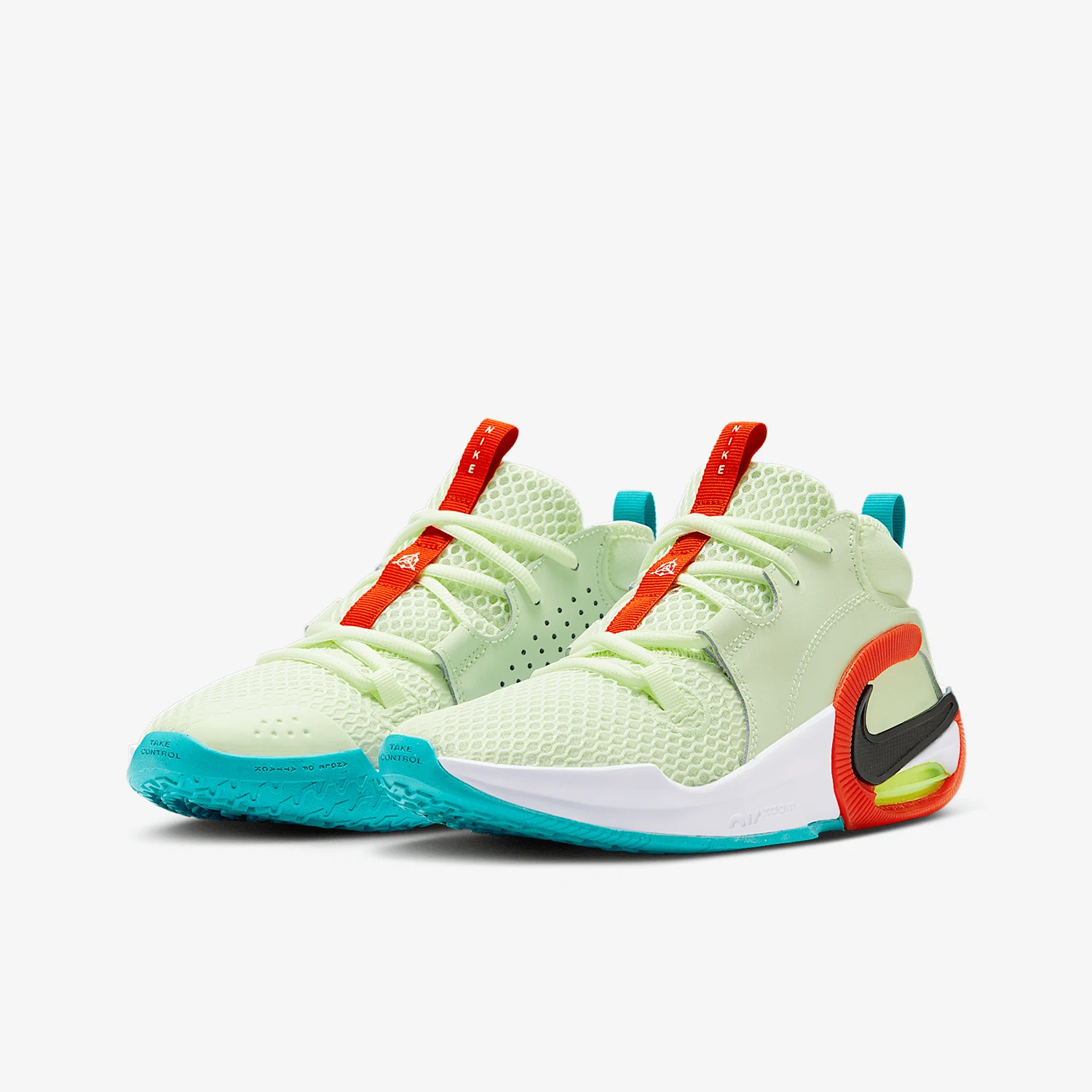 

Nike Authentic 2025 Kids' Cushioned Mesh Mid-Top Basketball Shoes HM8521-700