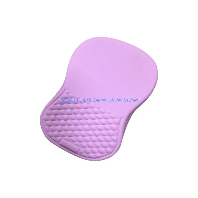 

NonSlip PU Base Ergonomic Mouse Pad Memory Foam Wrist Supports AntiFatigue Design