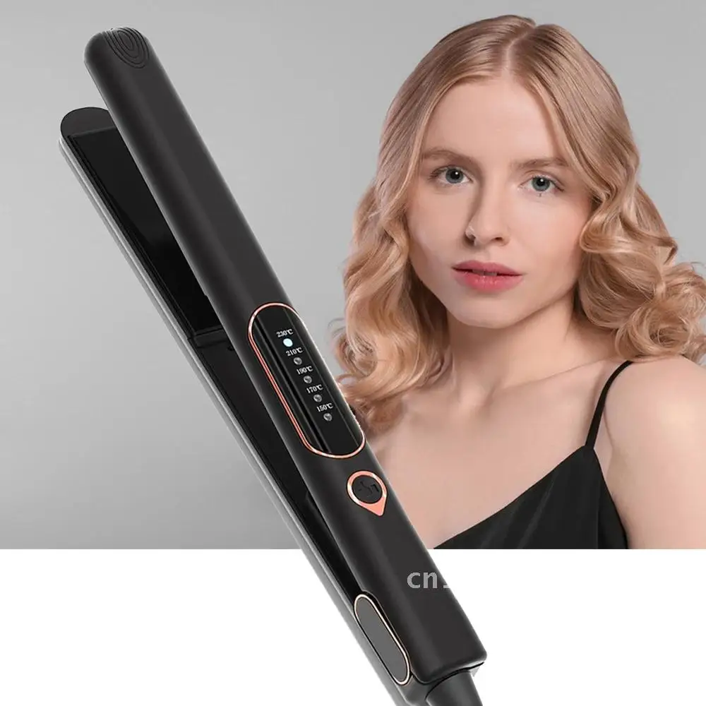 Piastra per capelli Bigodino per capelli professionale Piastra in ceramica tormalina 450 ° F Strumenti per lo styling del salone di trattamento della cheratina