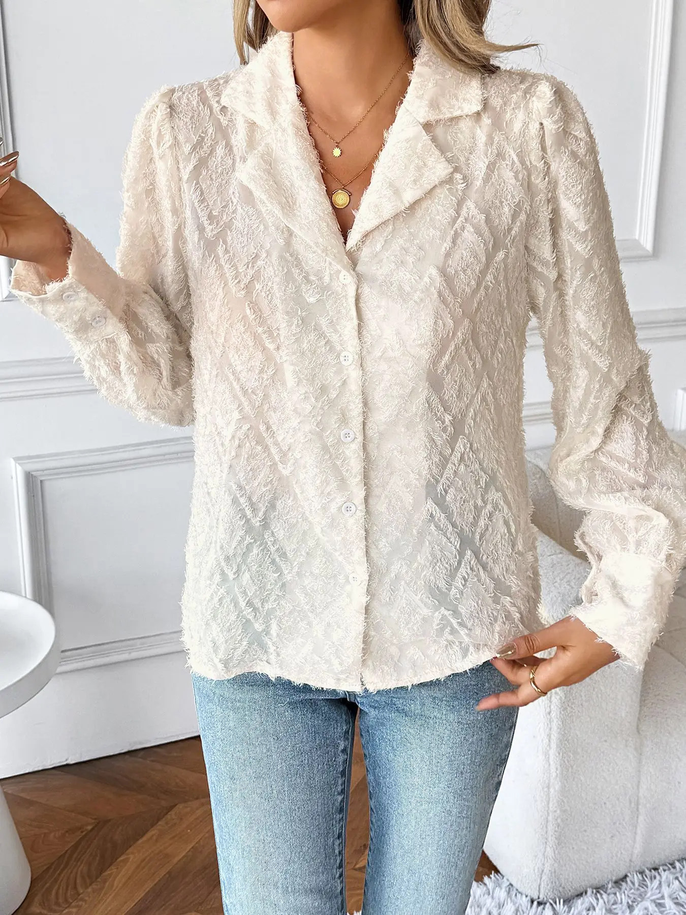 قمصان نسائية أنيقة بأكمام طويلة وأزرار سفلية، قمصان مكتب عمل بياقة، بلوزات حفلات الكوكتيل والنوادي الليلية