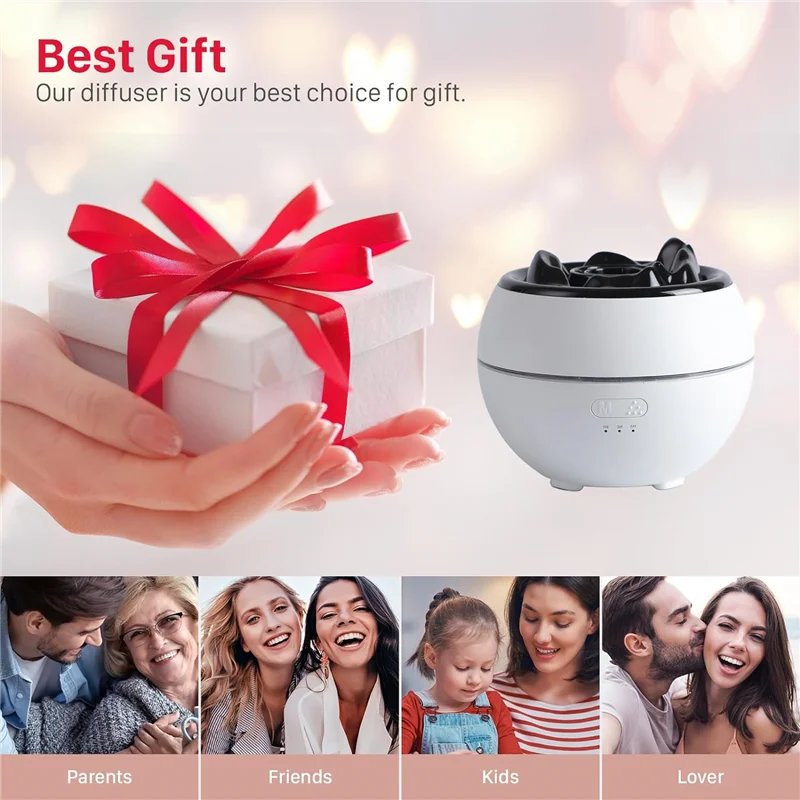 

YCOC-Essential Oil Diffusers Room: 360Ml Aromatherapy Diffuser For Home , Running 24 Hours Auto Off, Humidifier Durable