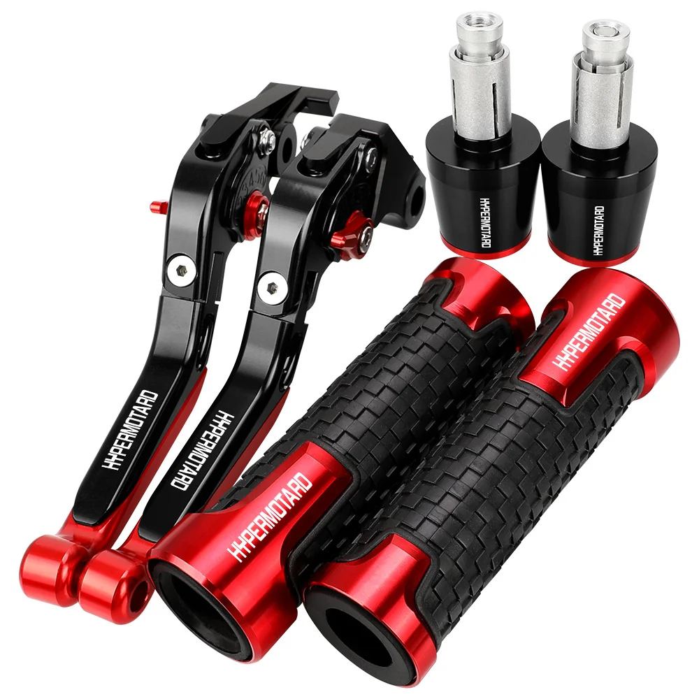 

Motorcycle Accessories Handgrips Brake Clutch Levers Handlebar Grips Ends For Ducati HYPERMOTARD 1100 1100S 1100EVO SP 2007-2012