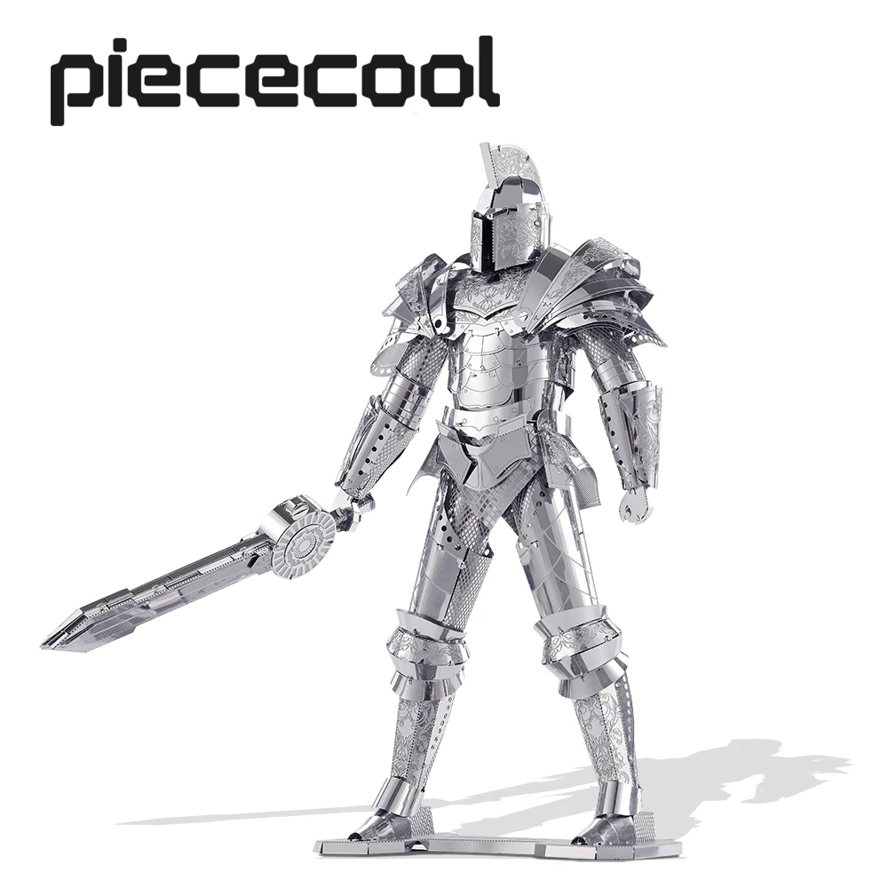 

Piececool 3D Metal Puzzle Black Knight DIY Model Kits for Teens Assembly Toy Jigsaw Birthday Valentine's Day Gifts