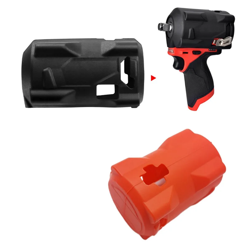 Boîte à outils noire, adaptée uniquement pour Milwaukee M12 FUEL Stubby 2554 in et 1/2 in Impact Wralike 3/8-20 2555P-20, 49-16-2555