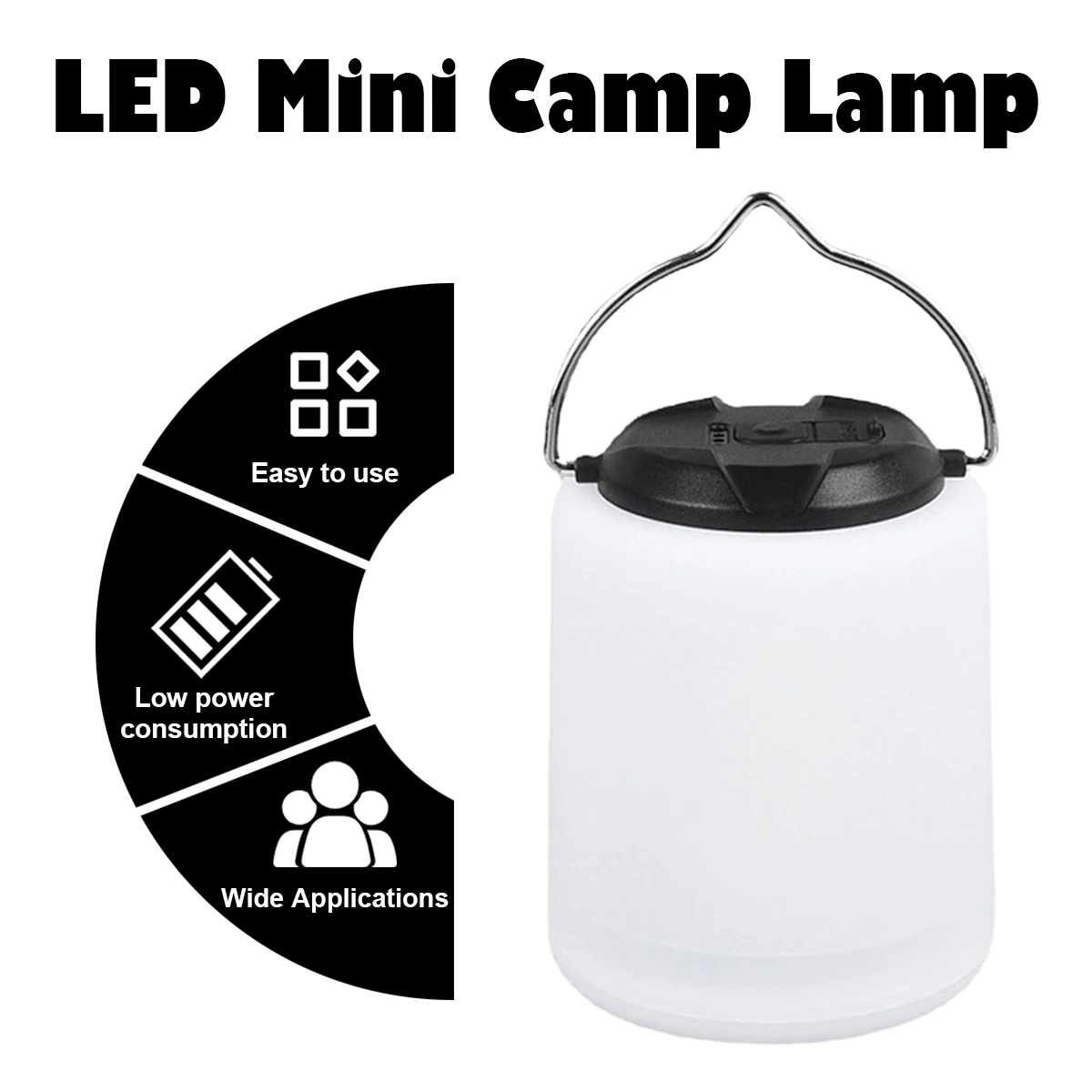 

Mini Led Camping Lantern Bedside Flashlight Led​usb Hiking Rechargeable Bright Waterproof Lamp Canopy Warm Lighting 1200mah Tent