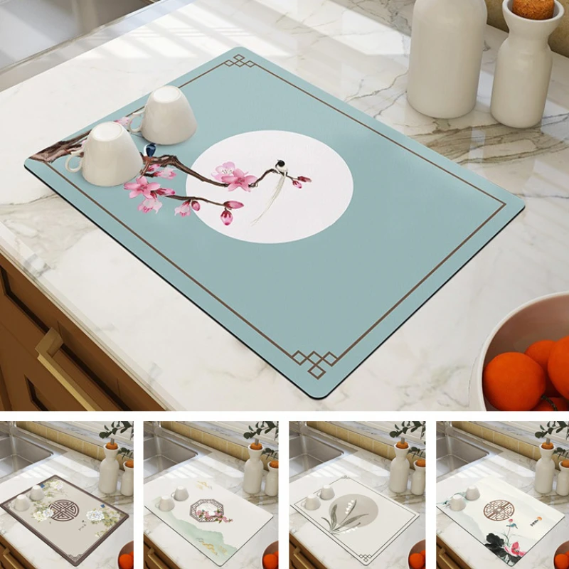 

Коврик для сушки посуды в китайском стиле