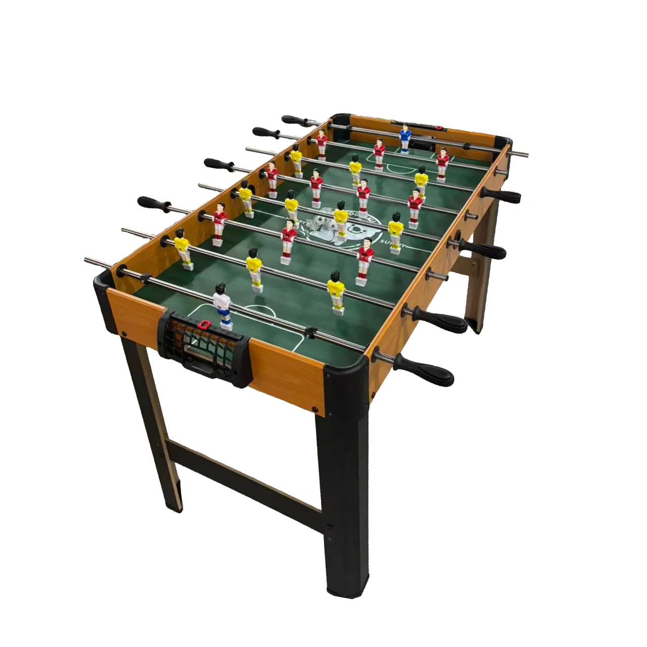Foosball Table 33 Inch, Eco Friendly 8 Rod Soccer Game, Indoor Entertainment for Family Home Use