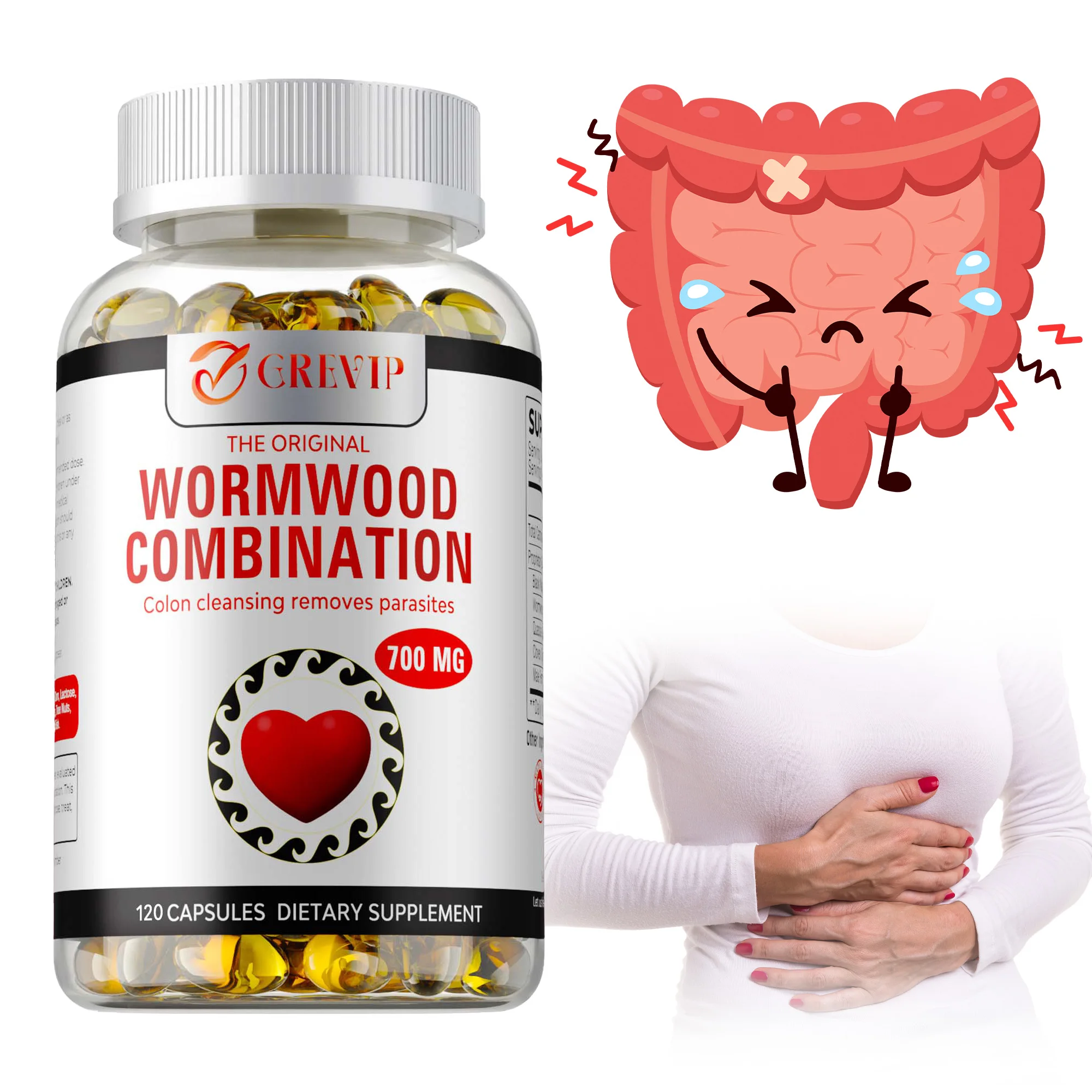 

Wormwood Combination - with Black Walnut, Clove - Intestinal Cleansing, Liver Health, Digestive Support, Antioxidant