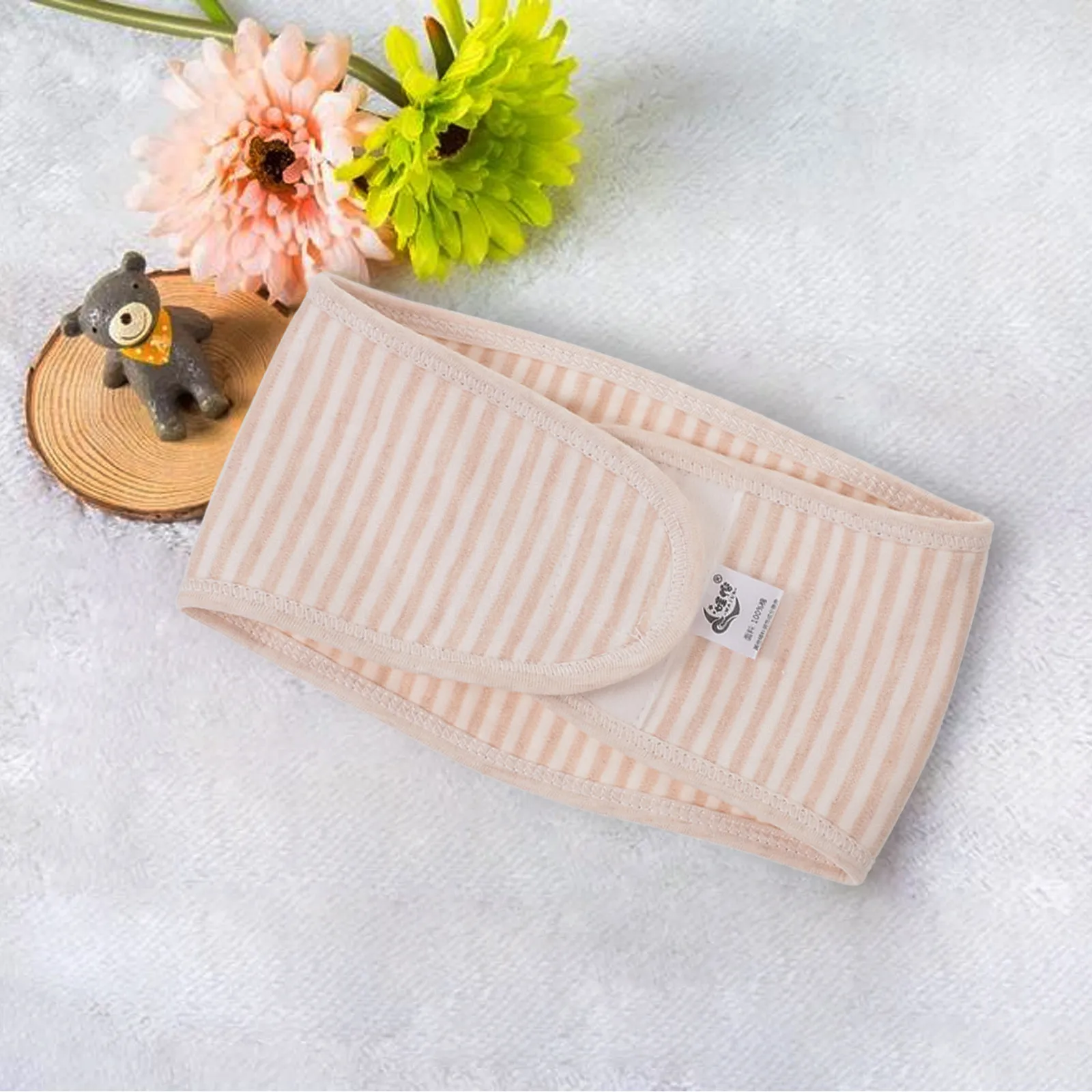 4Pcs Infant Belly Band Newborn Navel Belt Hernia Support Belt Warm Stomach Protector Breathable Air Mesh Adjustable Hook Loop