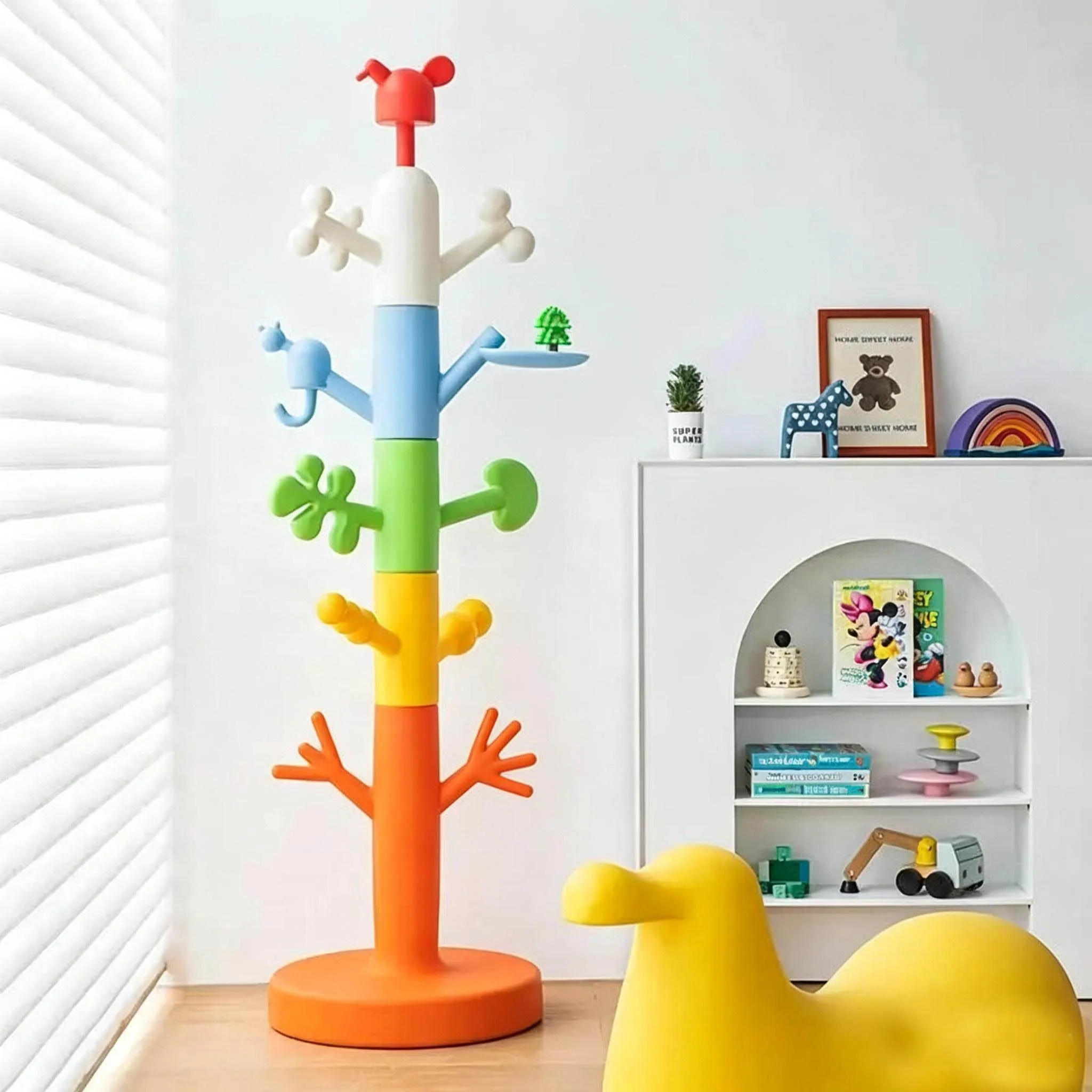 Creative Tree-shaped Floor Coat Racks Clothing Room Cartoon Hanger Living Room Decoration Ornaments Nordic Household Furniture