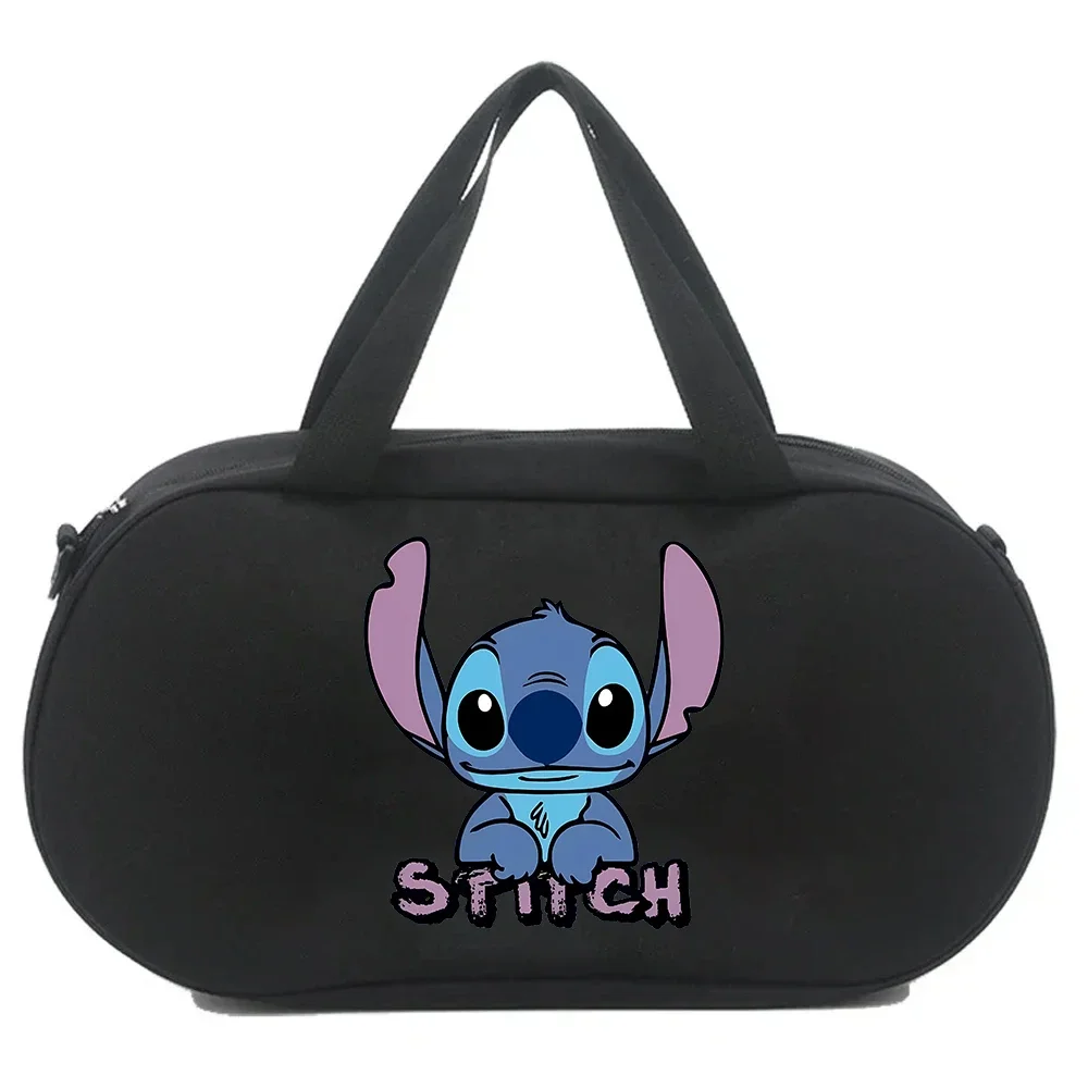 women\'s travel bags Disney Stitch Ohana Gym Bag shoulderbag Waterproof Fitness Canvas Yoga Bag Sport Men duffle Designer handbag