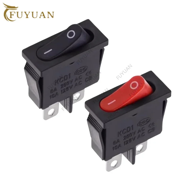 5pcs High Quality KCD1-110 9.5x2mm Rocker Switch ON/OFF 2 Pin Instrument Power Switch Toggle Switch Circuit Waterproof