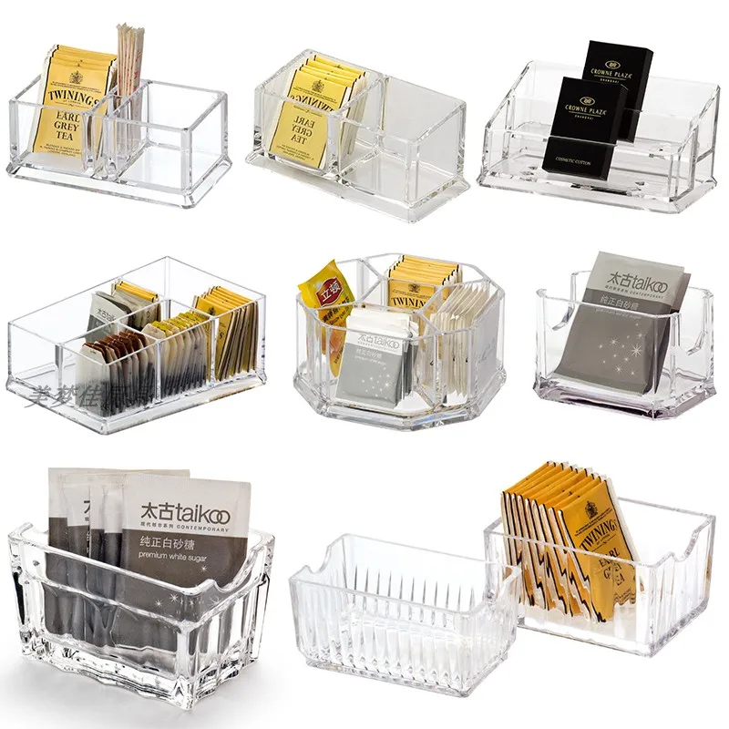 suporte-de-acrilico-para-saches-de-cha-com-compartimento-simples-ou-duplo-para-cafe-e-acucar-caixa-organizadora-para-supri