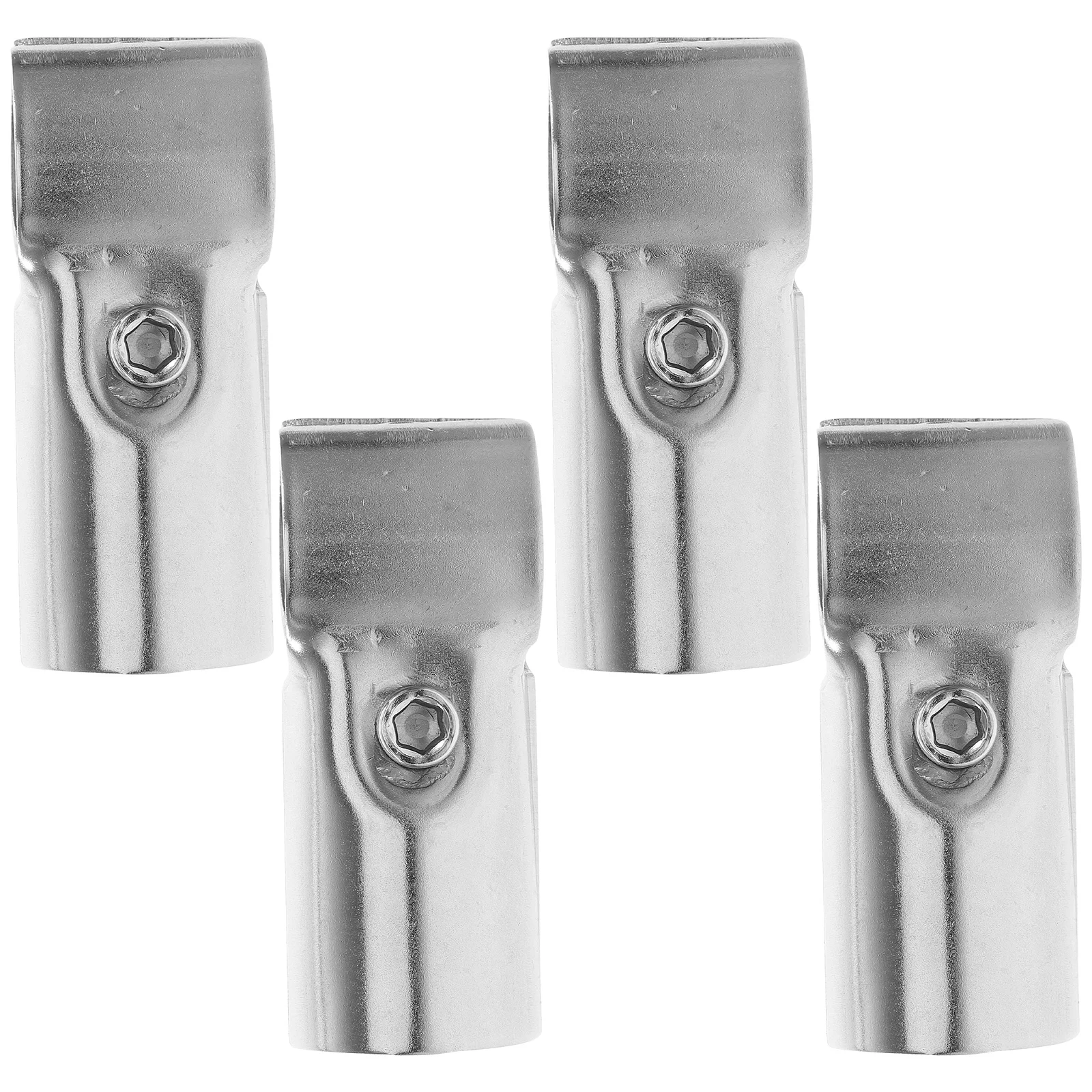 Abrazadera de valla de acero inoxidable, herramienta de fijación de conector de abrazadera de Panel de cadena en forma de T para pasamanos de estante de granja de invernadero, 4 Uds.