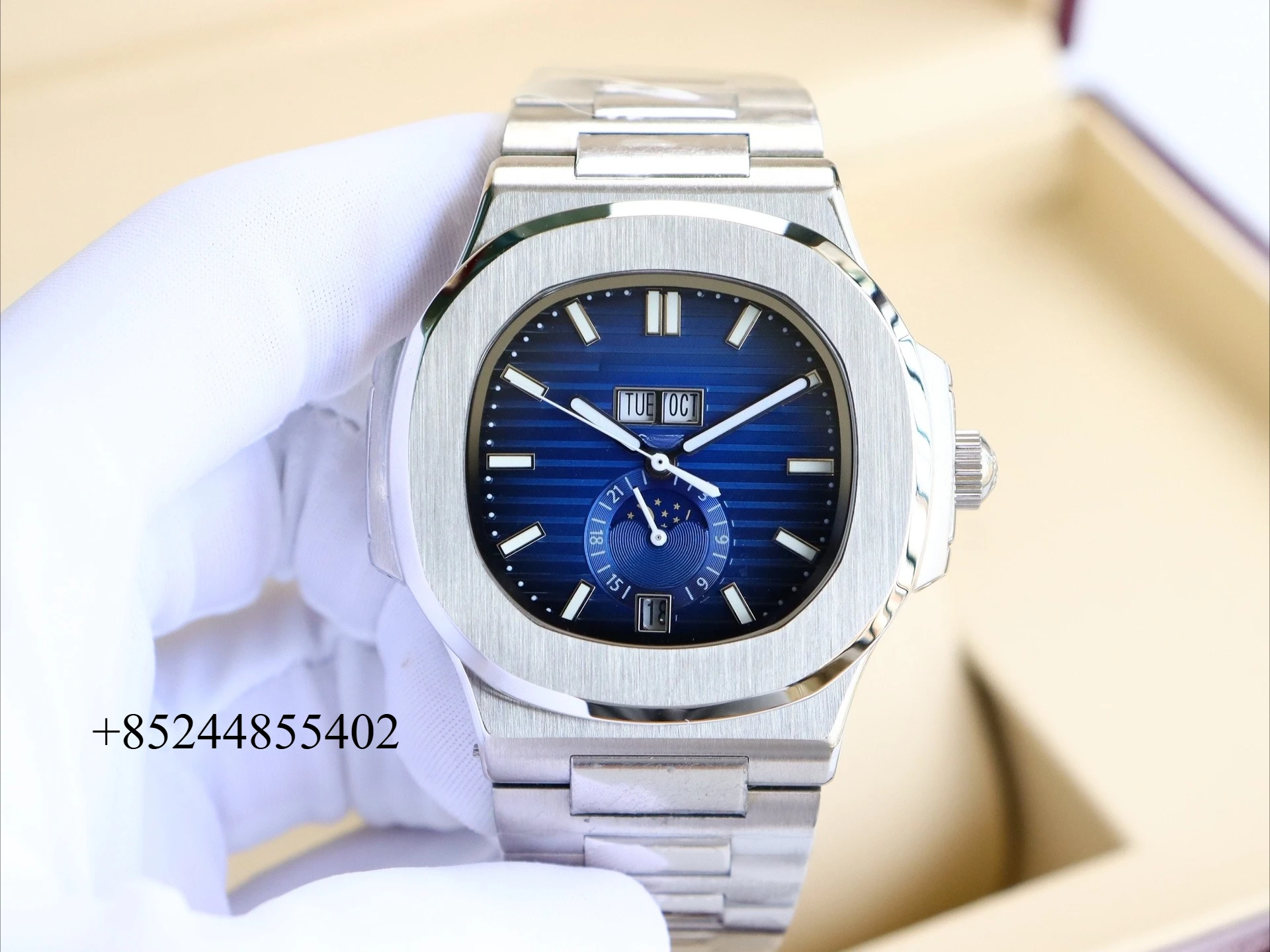 

Customizable Luxury Watch in 316L Steel Automatic Mechanical Movement Exquisite Heritage and Artisanal Dial