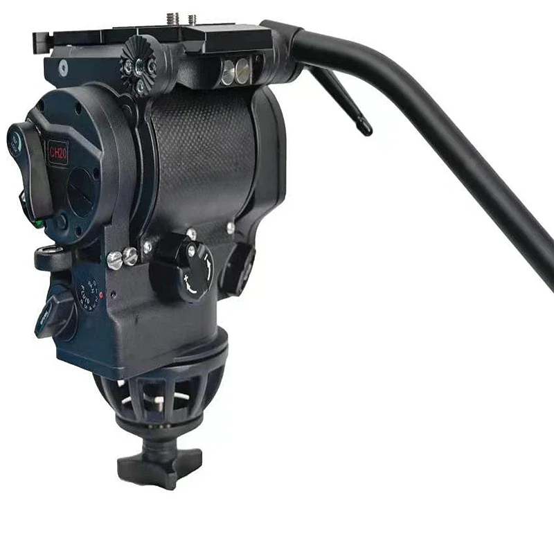 Chewa CH20 100 مللي متر وعاء المهنية بث CCTV ترايبود السائل رئيس 20 كجم كاميرا فيديو مقارنة Oconnor 1040 #3