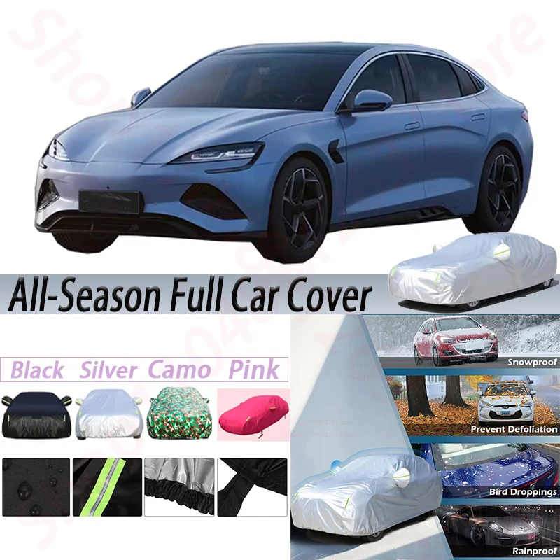 

Outdoor Waterproof Car Covers Auto Anti-UV Sun Shade Rain Snow Wind Protection Cover Dustproof For BYD Seal 2022 2023 2024 2025