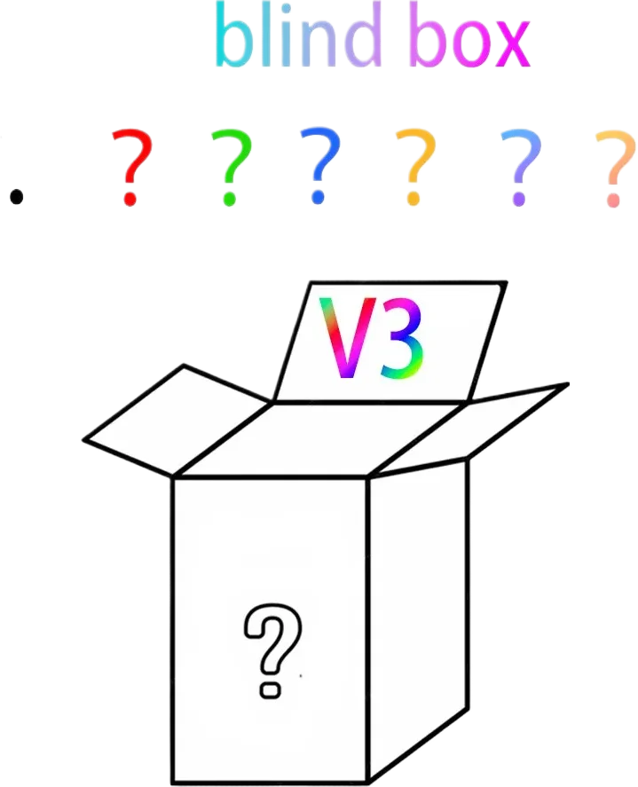 ~~Cute Figure KeyChain Pendant Doll Blind Box V3 paragraph Collect Handmade Custom Vinyl Contact Customer Service Birthday Gift