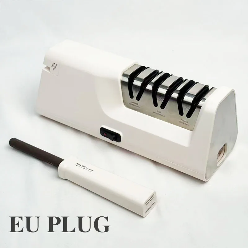 

2026 Electric Knife Sharpener Multi-function Professional Kitchen Sharpening System 4Stage Scissors Sharpeners Diamond