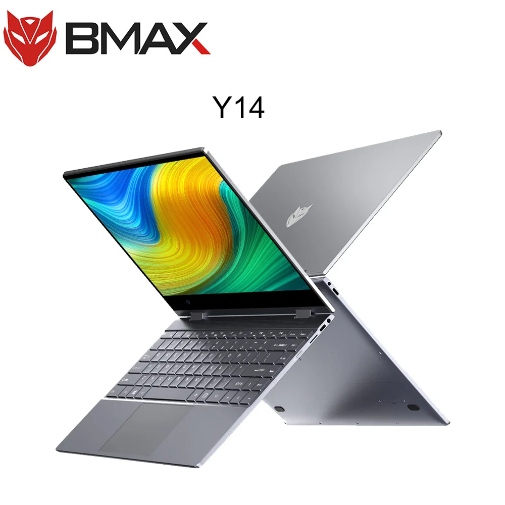 BMAX Y14 Laptop Notebook de 14 polegadas 16GB RAM LPDDR5 512GB SSD Windows 11 1920*1080 IPS Intel N100 Portátil