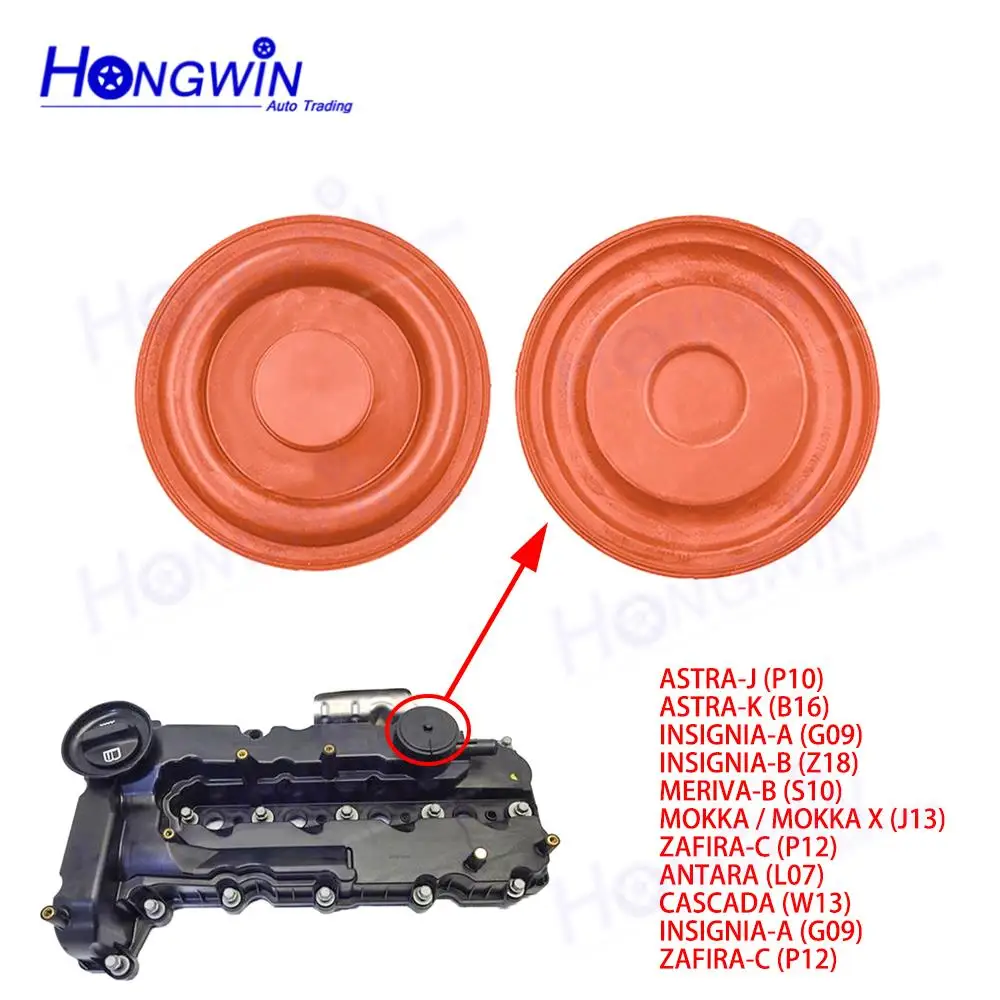 1/2PCS 55598449 638222 55495825 55578300 55497823 Ventildeckelmembran für OPEL ASTRA-J INSIGNIA-A MERIVA-B ZAFIRA-C CASCADA – Detail 2
