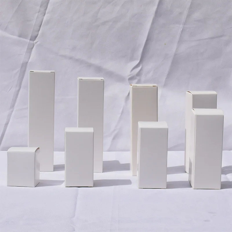 Custom Universal Neutral White Cardboard Drawer Box White Box Printed Color Box Rectangular White Paper Box Packagi