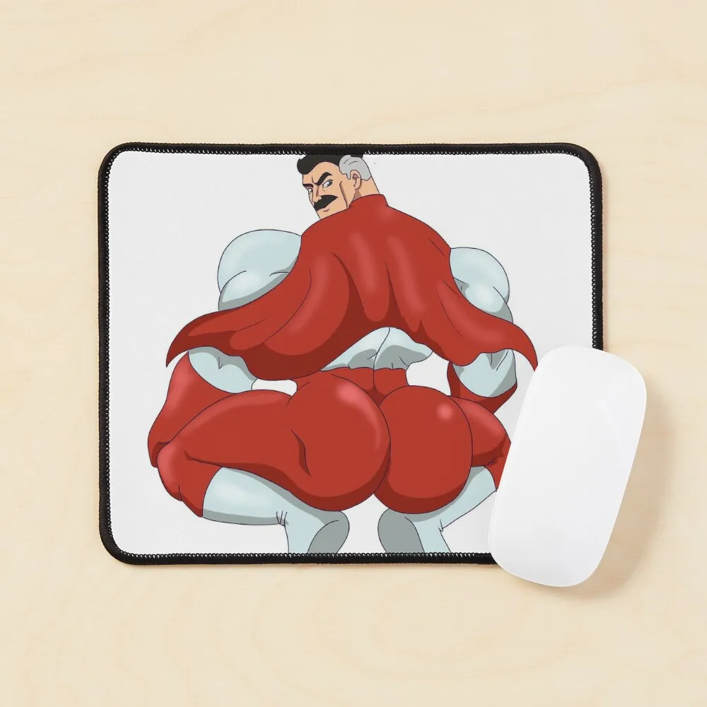 Invincible Think Mark Thicc Booty Omni M  Mouse Pad Desk Mens Gamer Play Mat Carpet PC Computer Table Anime Keyboard Printing