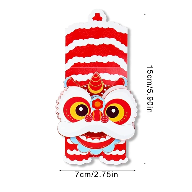 Chinese New Year Money Envelopes Eye Catching Money Envelopes In Chinese Lions Head For Festival Gift Give