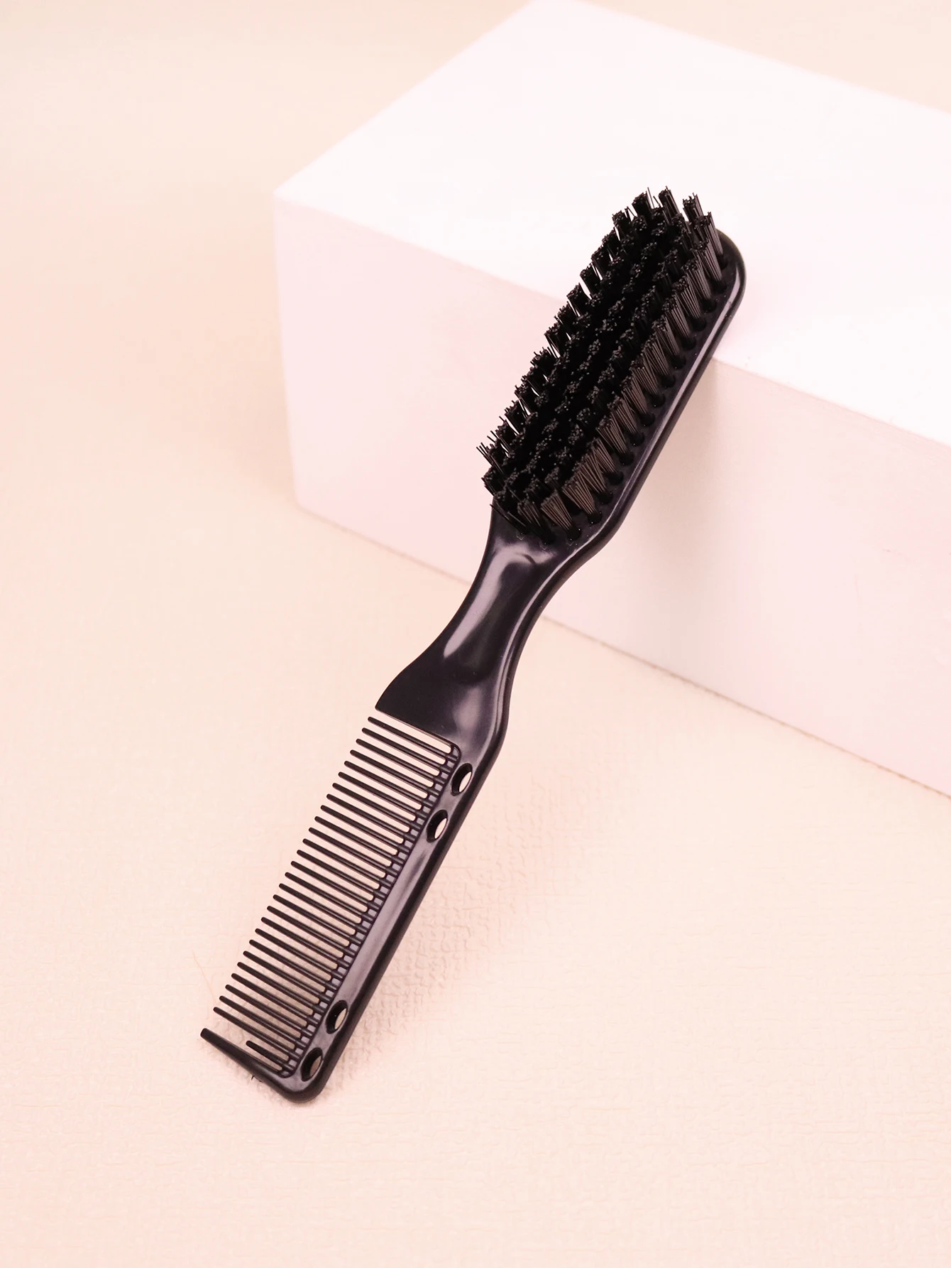 1/2pcs Convenient and multifunctional travel dual head brush comb styling tool integrated，Special for real hair wigs