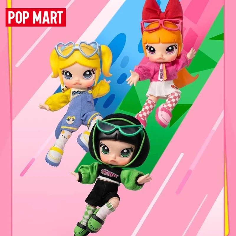 

Genuine in Stock POP MART Molly THE POWERPUFF GRLS Series Trendy Toys Figure Blind Box Ornament Gift