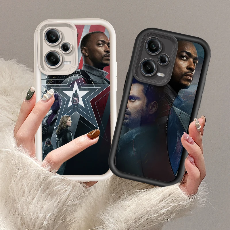 Falcon Winter Soldier Eye Ladder For Xiaomi Redmi Note 13 12 12C 11 11S 10 10C 10A 9C 9A Pro 5G Soft Phone Case