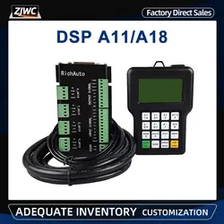 1 adet Richauto DSP A11 3-axis / A18 4-axis oyma makinesi kolu denetleyici A11E A18E Cnc hareket kontrol sistemi İngilizce sürüm