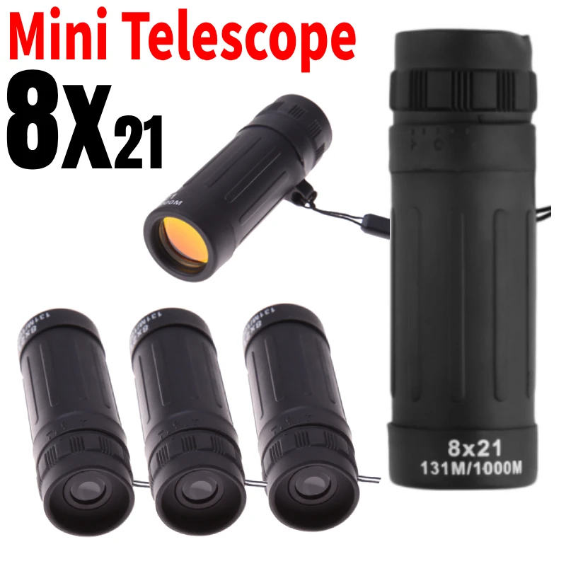 8x21 8x100 Digital Telescope Monocular Outdoor Professional HD Monoculars Long Range For Hunting Travel Monocular Telescope New