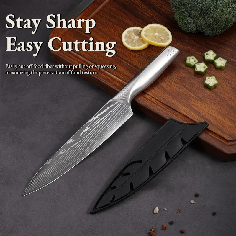 Chief chef's knife kitchen household vegetable cutting Yusheng meat cutting multi-purpose fruit cooking steak knife