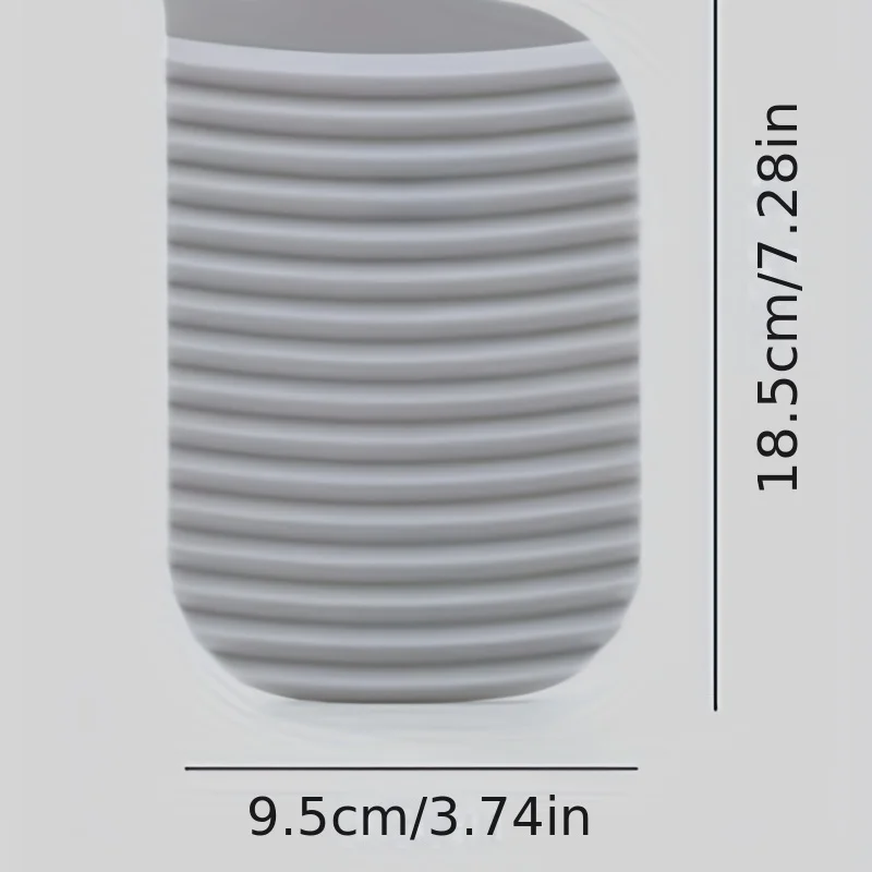 1pc Mini Laundry Washboard  Multi-functional Silicone Rubbing Board Foldable Portable Non-Slip Soft  Washable Cleaning Tools