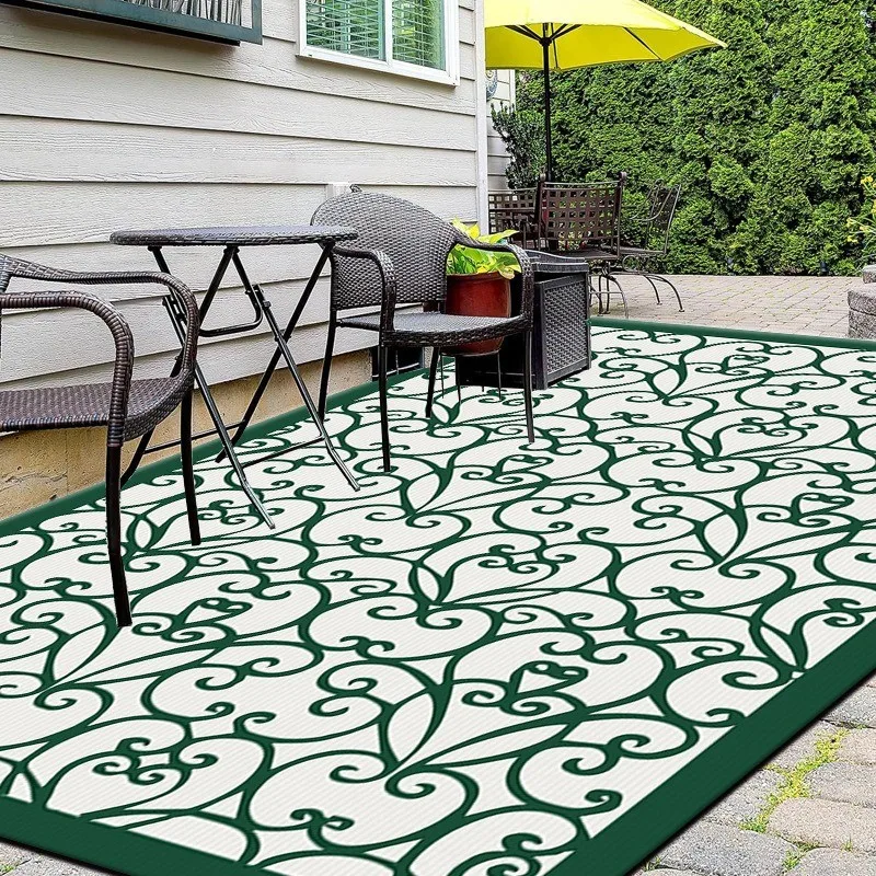 French Garden Camping Carpet Large Size Mat Waterproof Moisture-proof Outdoor Picnic Blanket Grass Mat Tent Site Area Soft Rug
