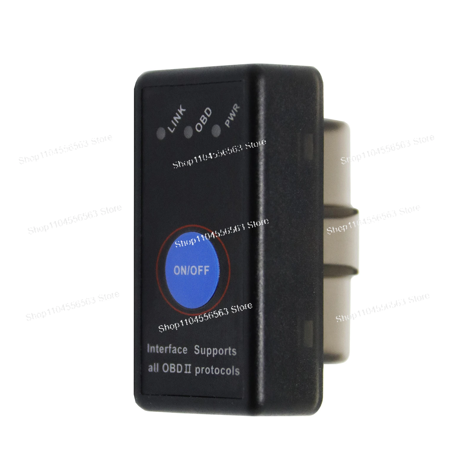 Detector de carro Bluetooth 4 ELM327 OBD2 com interruptor, diagnóstico do motor, detecção de consumo de combustível do computador de condução
