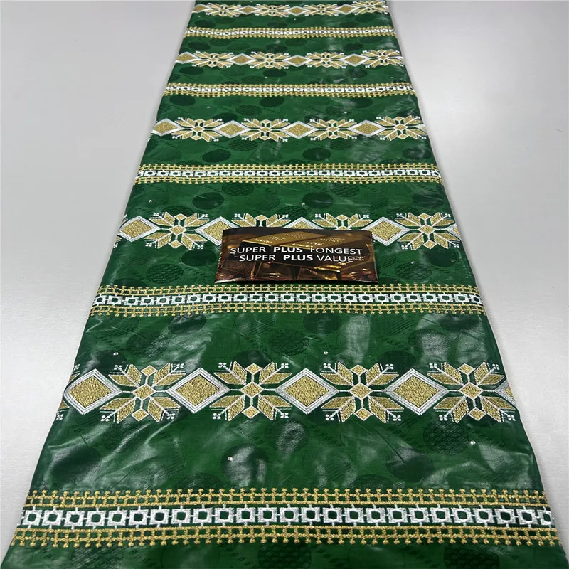 5 + 2 야드 스카프와 아프리카 분지 부자 Brode 패브릭 결혼식 부분 14L에 대 한 최신 패션 자 수 분지 레이스 패브릭 091804