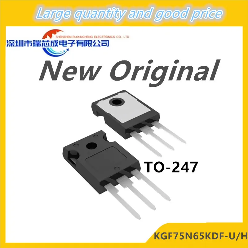 100%New Original 5-10PCS KGF75N65KDF 75N65KDF KGF75N65KDF-U/H TO-247 75A 650V IGBT power transistor