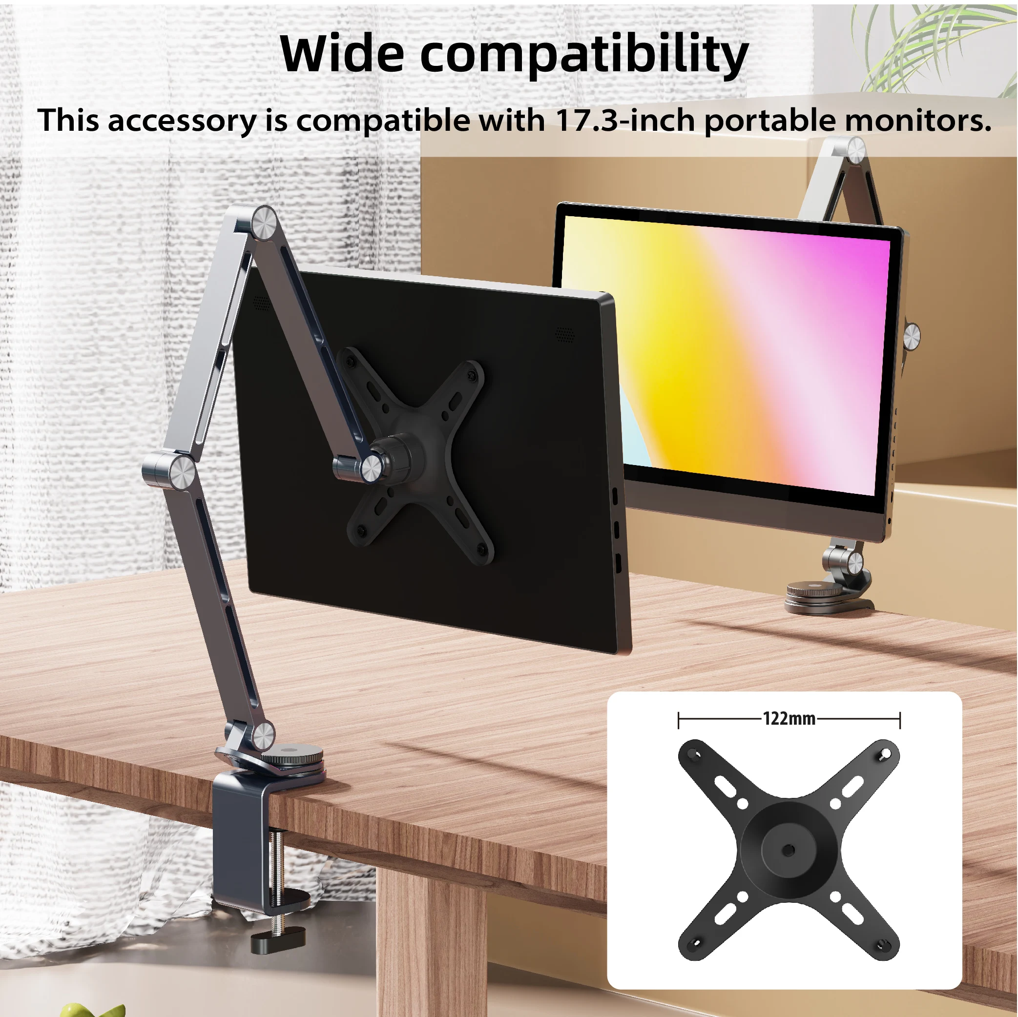 Artpowers Universal Tablet Holder for iPad Air Pro Mini Galaxy Tab Xiaomi Clip Mount Bed Tablet Phone Holder Flexible Stand