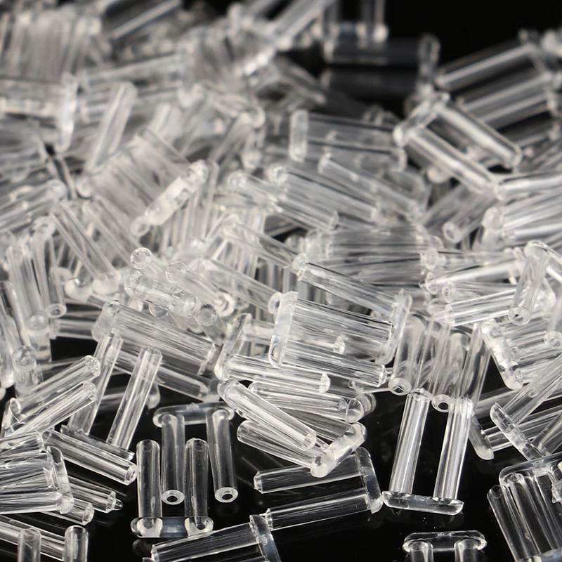 100Pcs/Set Double Rubber Plug For Frameless Glasses Spare Buckle For Prescription Glass Glasses Equipment Accessories