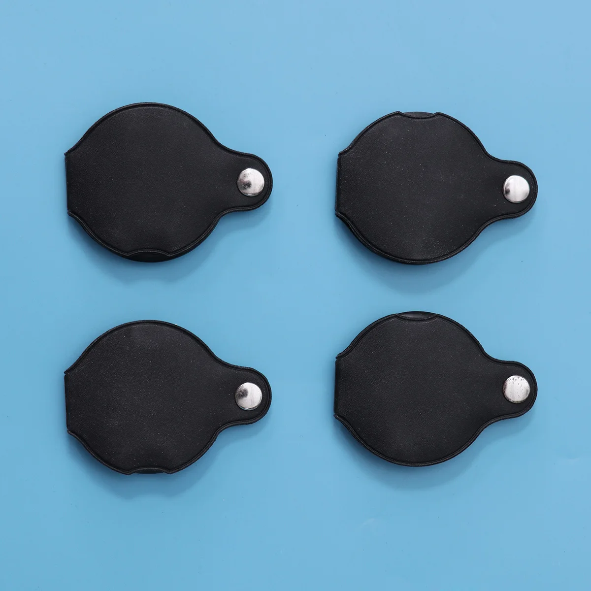 

4Pcs 5X Pocket Magnifier Folding Loupe for Inspection Reading Photos Pill Bottles Easy Carry Use Anywhere 60Mm