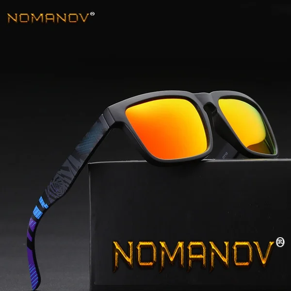

Clara Vida Oversized Polarized SunGlasses Men Polarized Mirror Orange Sunglasses Women Custom Made Myopia Minus Lens -1 To-4