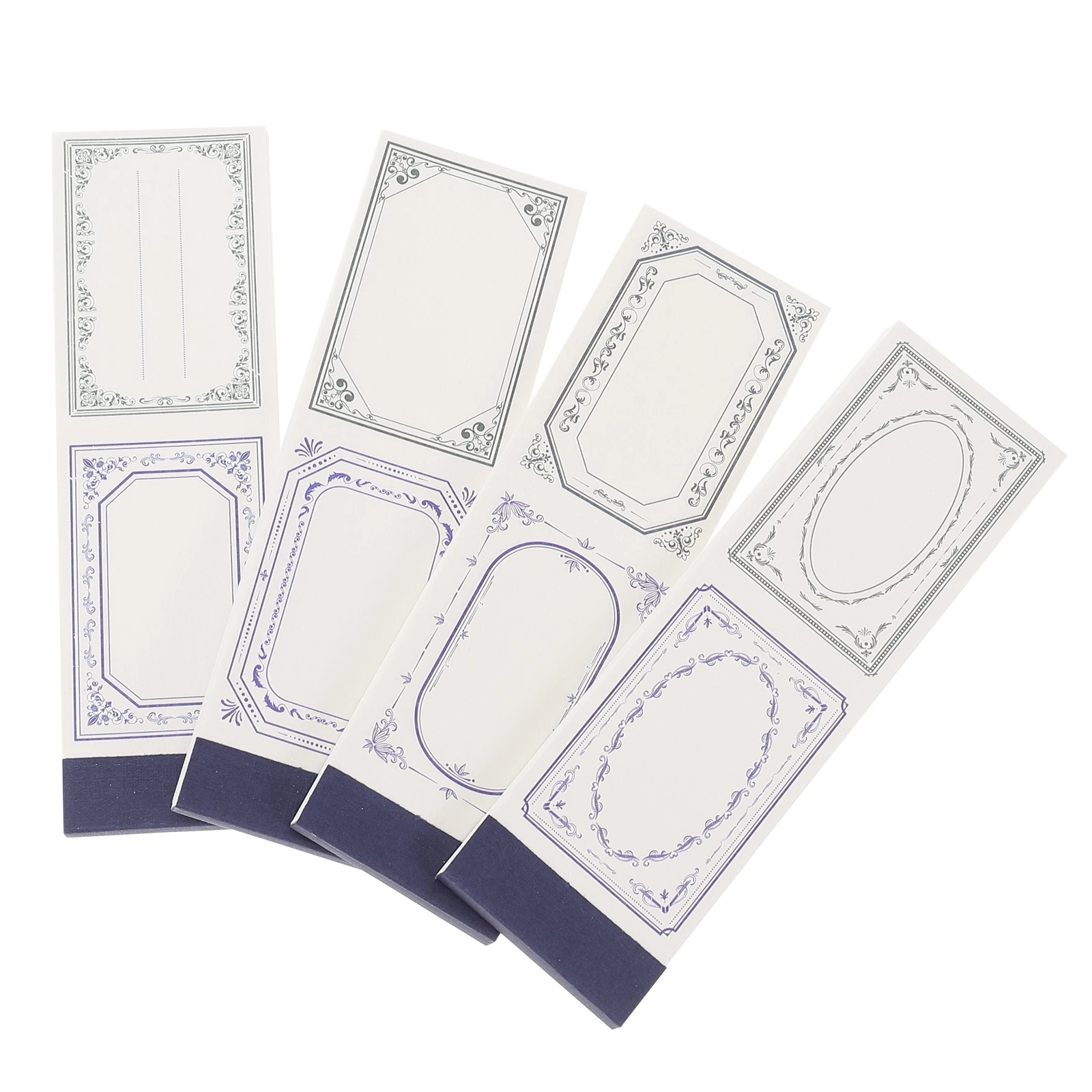 

4 Retro Journaling Paper Notebooks Decorative Scrapbook Supplies Kit DIY Material Storage Practical