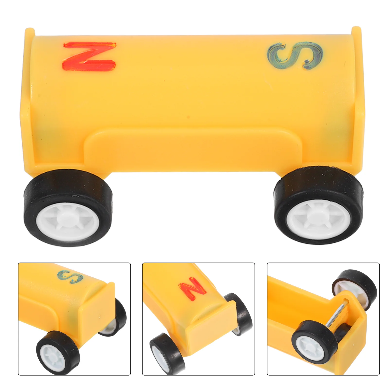 مجموعة أدوات فيزياء السيارة المغناطيسية للتجربة العلمية المغناطيسية للأطفال الصغار للنمو المعرفي القطبي المغناطيسي