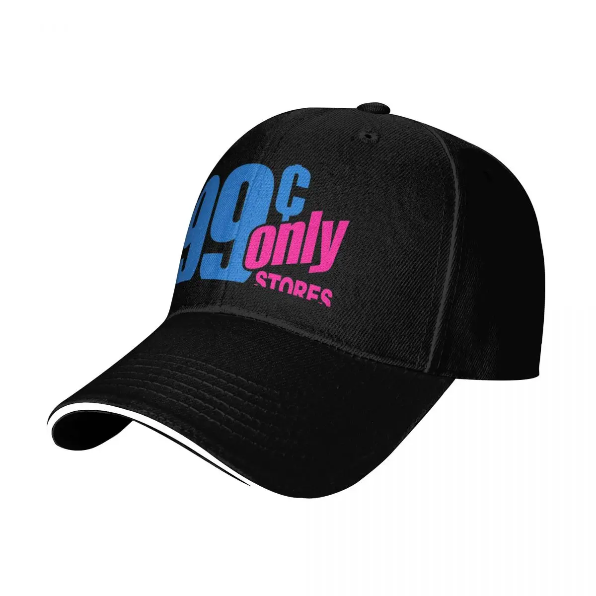 99 cents store Baseball Cap Summer Beach Travel Streetwear Hip Hop Trendy Vintage Retro Embroidered