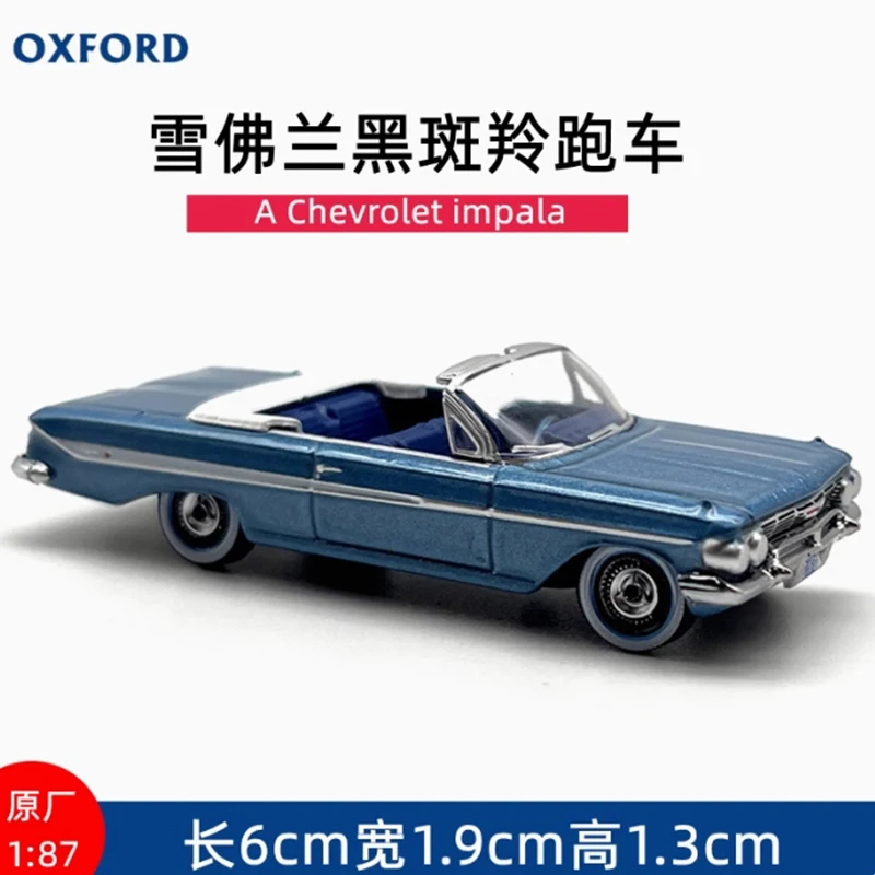 OXFORD 1/87 1961 Impala/Lincoln Continental 1941 Retro Convertible Car Alloy Car Model Collection Display Decoration Toy Gift