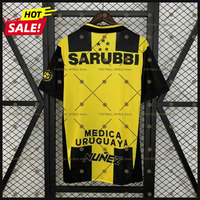 T-Shirts Hot Selling Football Jerseys Men's Children's Training Jerseys Beach Short Sleeves 25 26 Peñarol Home Jersey Football