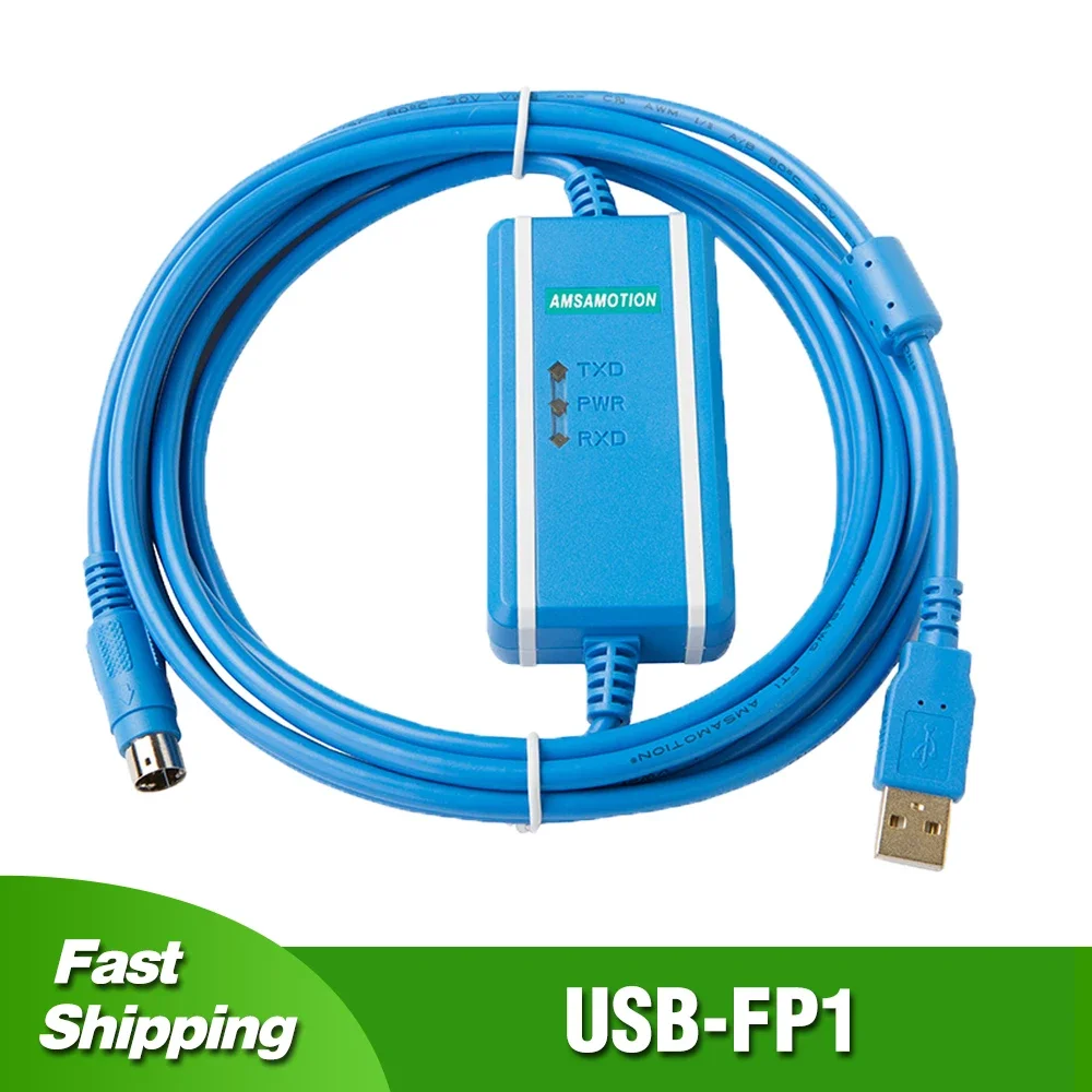 USB-FP1 For Panasonic FP1 Series PLC Programming Cable USB Port Data Download Line DFP1-U4