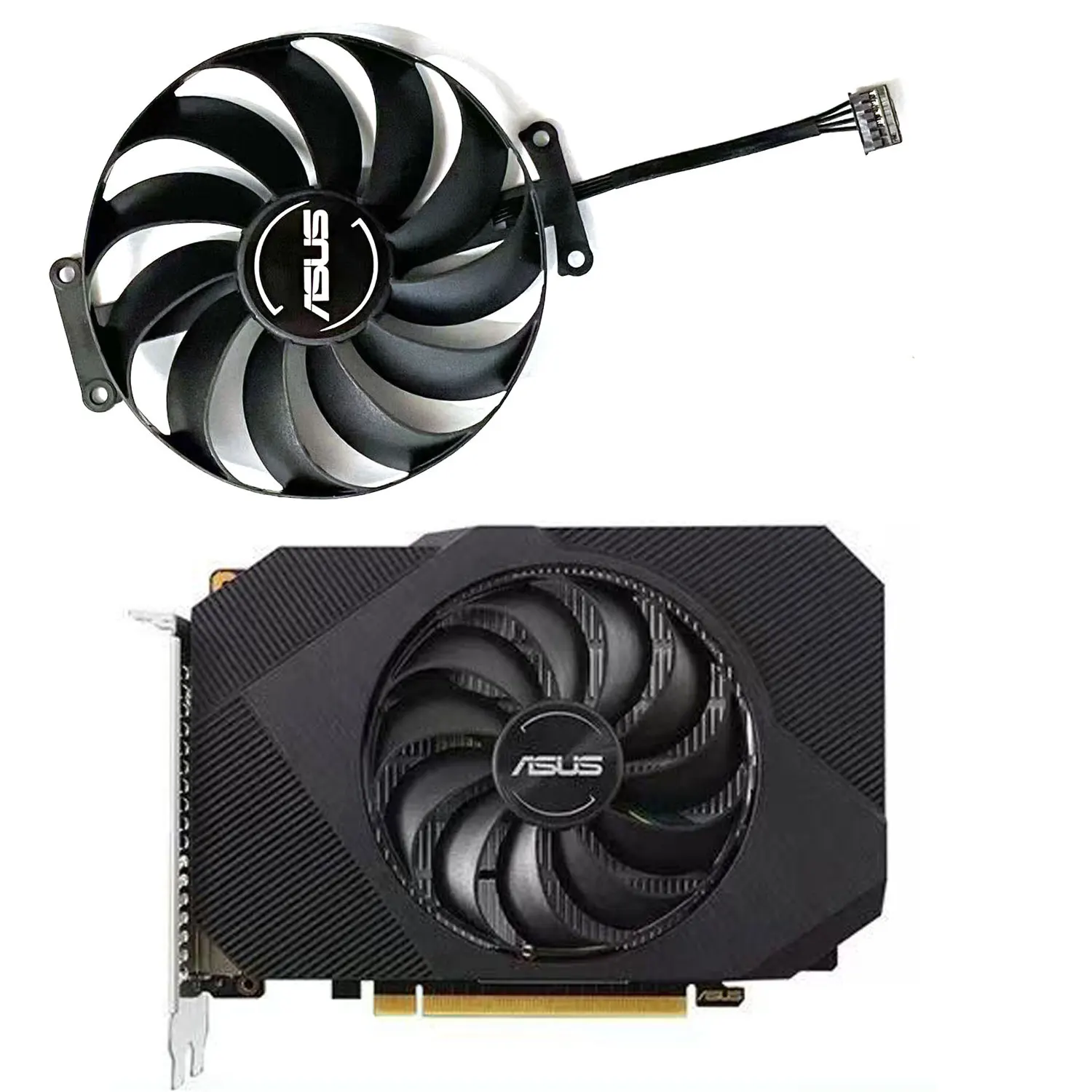 

Brand new 95MM 6PIN T129215SU CF1010U12D FDC10U12D9-C RTX3060 PHOENIX GPU fan ITX for ASUS RTX 3050 3060 PHOENIX graphics card